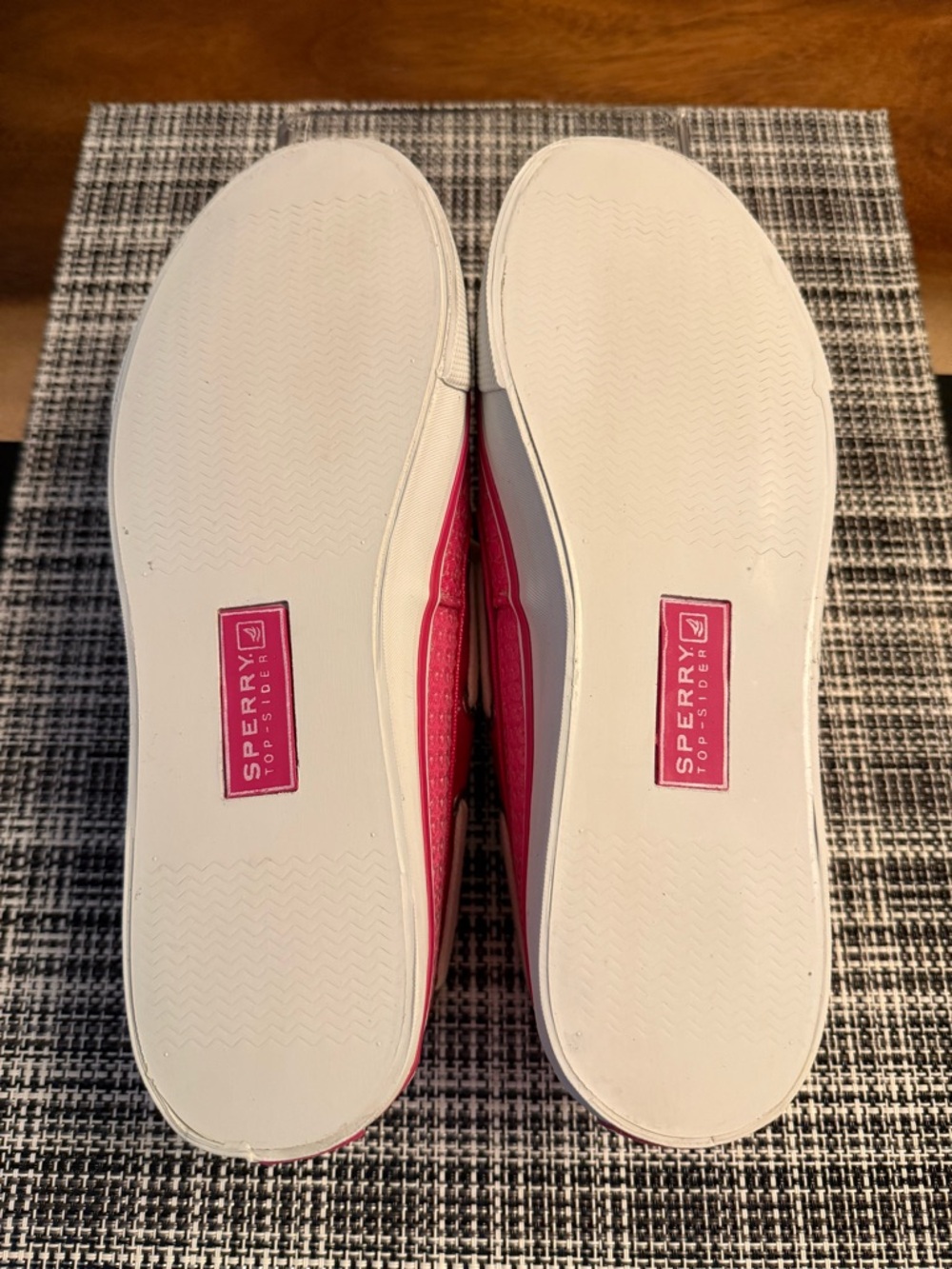 Sperry Top-Sider 💖 Pink Sparkle Boat Shoes Size 7.5 Nautical Chic - Picture 5 of 7